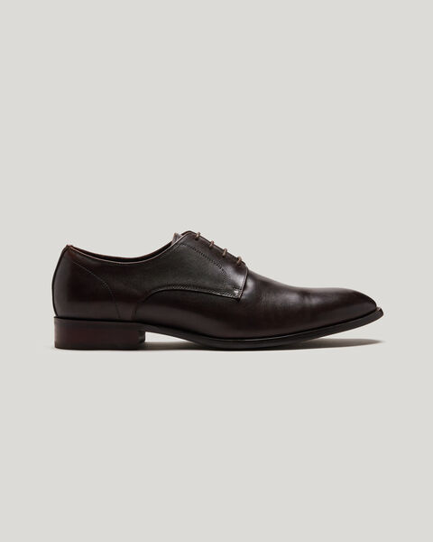 Lace Up Derby Shoes, Brown, hi-res